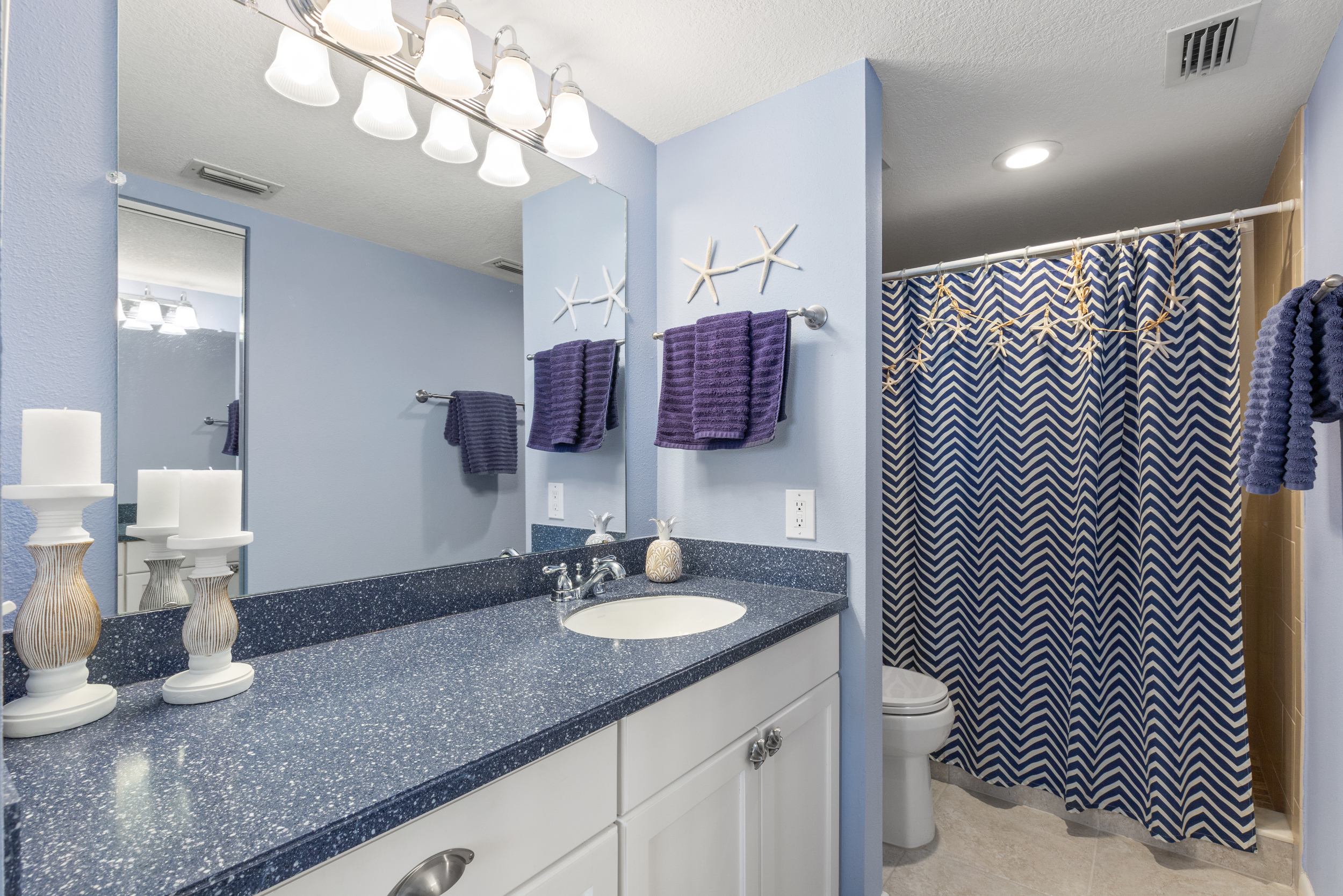bathroom shower 6361 BAHIA DEL MAR BLVD S #303 ST. PETE, FL. 33715